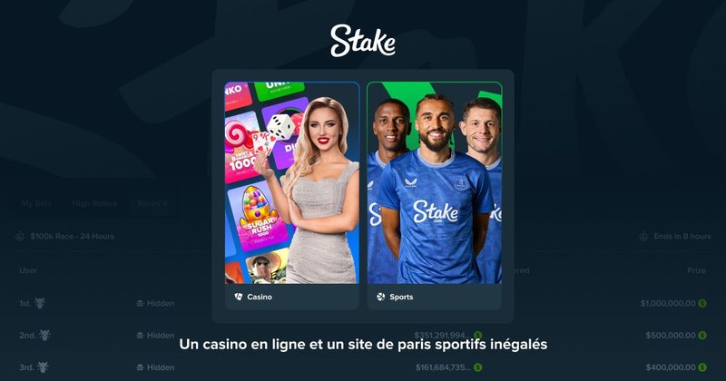 Stake casino en ligne à France